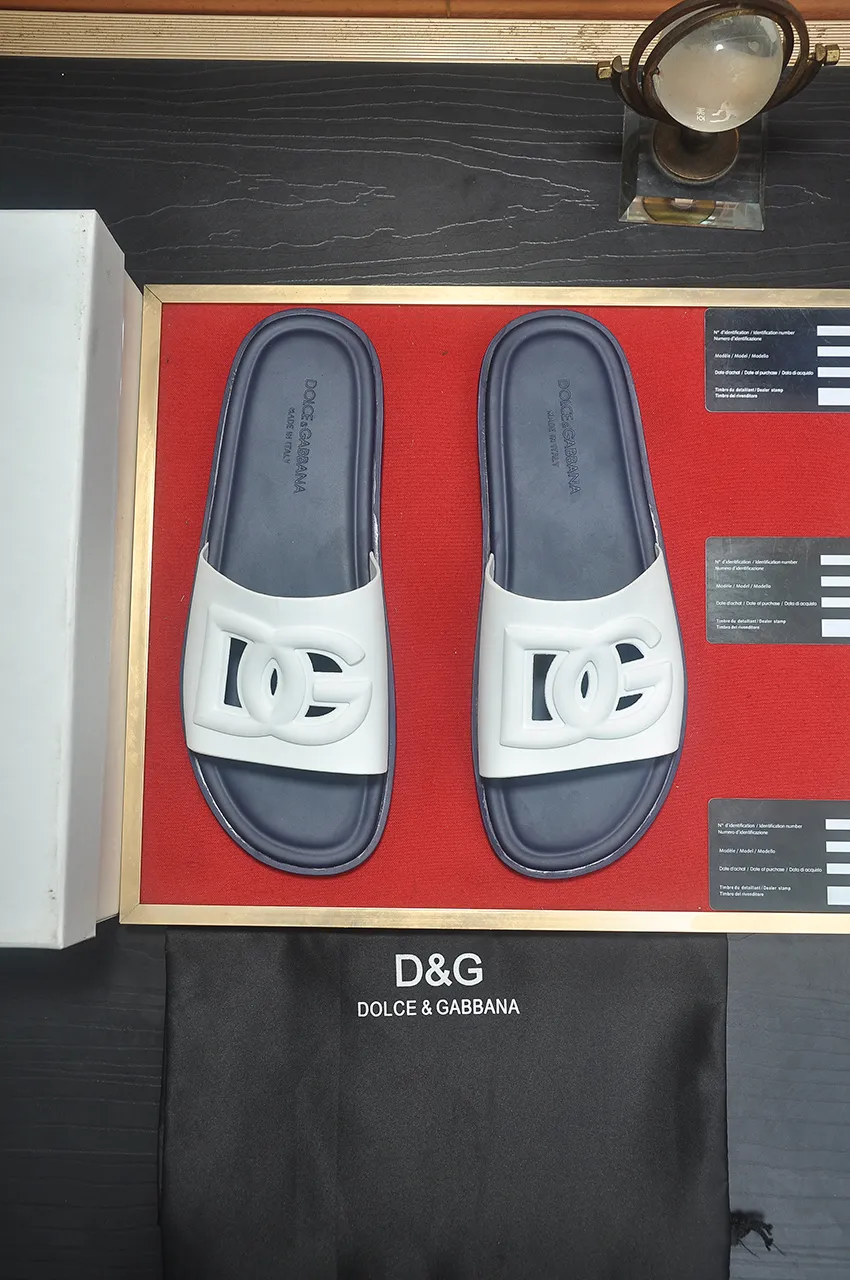 Men's shoes 💰280 [D&G] High-end quality Product trademark: DG "Dolce & Gabban*" slippers, Product material: Imported cowhide upper, original air cushion outsole, regular size: 38-45